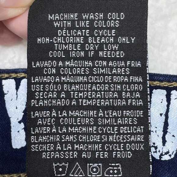 Hydraulic Jeans Juniors Sz 1 Blue Lola Curvy Capri Denim Low Rise 25x19 - Picture 11 of 11